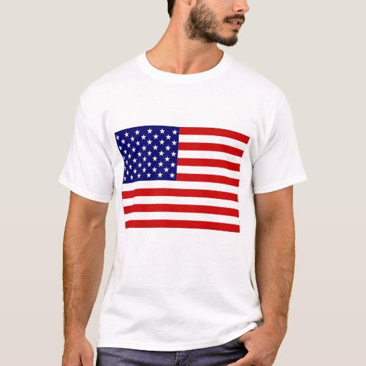 Vlag van de VS T-shirt (Voorkant)