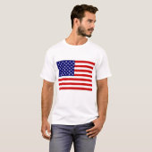 Vlag van de VS T-shirt (Voorkant volledig)