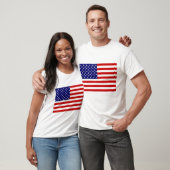 Vlag van de VS T-shirt (Unisex)