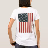 Vlag van de VS T-shirt (Achterkant)