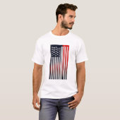 Vlag van de VS T-shirt (Voorkant volledig)