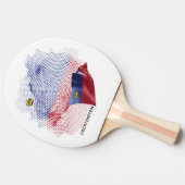Vlag van de VS Tafeltennisbatje (Zijkant)