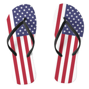 Vlag van de VS Teenslippers