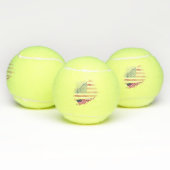 Vlag van de VS Tennisballen (Multi)