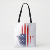 Vlag van de VS Tote Bag (Voorkant)