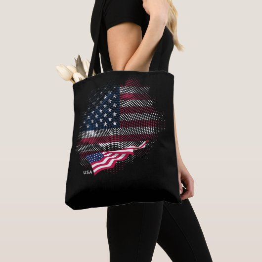 Vlag van de VS Tote Bag (Dichtbij)