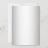 Vlag van de VS | Transparant | Gouden frame | Luxe Kaart (Achterkant)