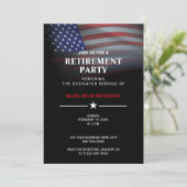 Vlag van de VS | Transparante Gradiënt | Klasse Zw Kaart (Staand voorkant)