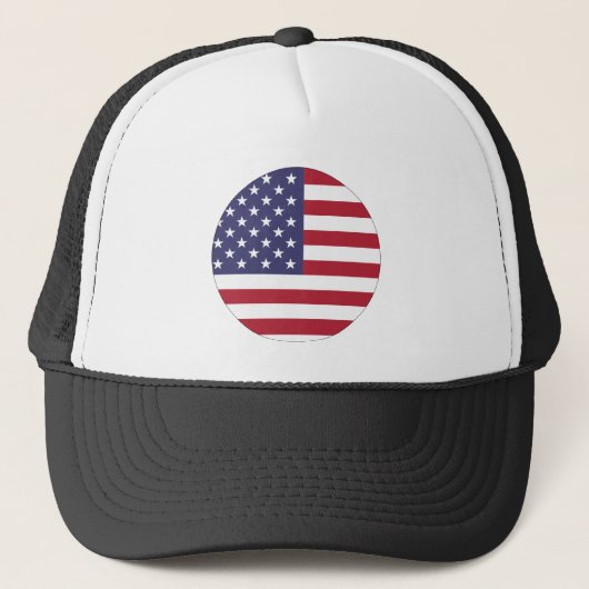 Vlag van de VS Trucker Pet (Voorkant)
