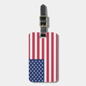 Vlag van de VS. Verenigde Staten van Amerika. Bagagelabel (Voorkant verticaal)