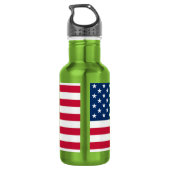 Vlag van de VS - Verenigde Staten van Amerika - Pa Waterfles (Achterkant)