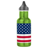 Vlag van de VS - Verenigde Staten van Amerika - Pa Waterfles (Links)