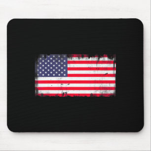 Vlag van de VS vierde juli patriottische vrijheid Muismat