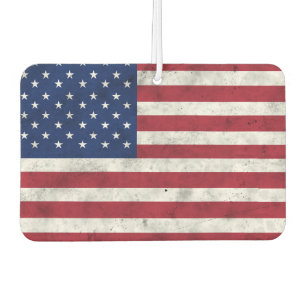 Vlag van de VS vintage rood wit blauw Amerika patr Luchtverfrisser