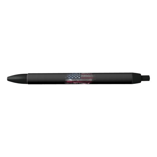 Vlag van de VS Zwarte Inkt Pen (Voorkant)