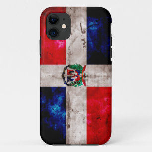 Vlag van de Weatherische Dominicaanse Republiek Case-Mate iPhone Case