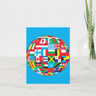 VLAG VAN DE WERELD KAART