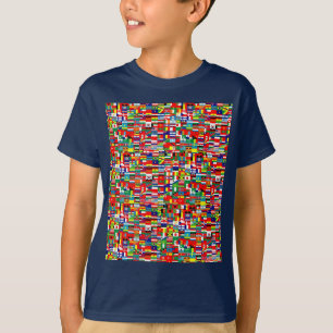 VLAG VAN DE WERELD T-SHIRT
