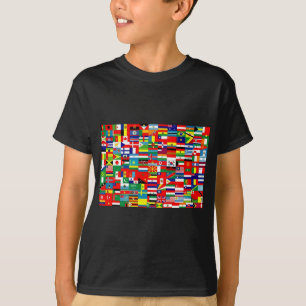 VLAG VAN DE WERELD T-SHIRT