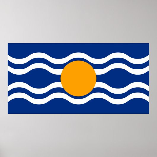 Vlag van de West Indies Federatie Poster (Voorkant)