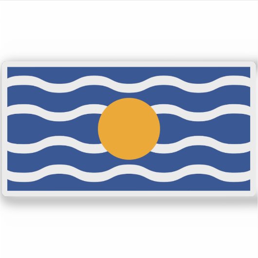 Vlag van de West-Indische Federatie (1958-1962) Sticker (Voorkant)