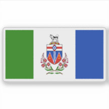 Vlag van de Yukon provincie, Canada