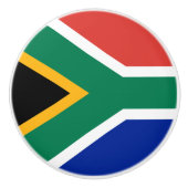 Vlag van de Zuid-Afrikaanse keramische knop (Voorkant)