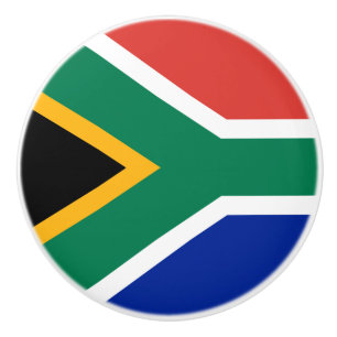 Vlag van de Zuid-Afrikaanse keramische knop