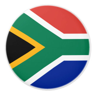 Vlag van de Zuid-Afrikaanse keramische knop
