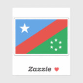 Vlag van de Zuidwestelijke Staat van Somalië Sticker (Vel)