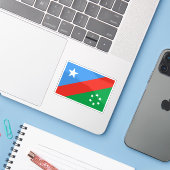 Vlag van de Zuidwestelijke Staat van Somalië Sticker (Laptop met iPhone)