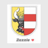 Vlag van de Zweedse Wismar Dominion, Zweden Sticker (Vel)