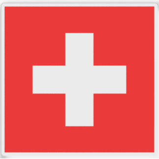 Vlag van de Zwitserse Bondsstaat Sticker