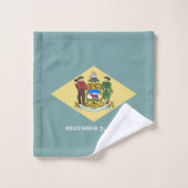 Vlag van Delaware Bad Handdoek (Wasdoekje)
