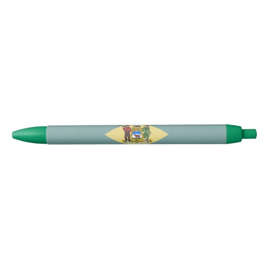 Vlag van Delaware Blauwe Inkt Pen (Voorkant)