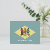 Vlag van Delaware Briefkaart (Staand voorkant)