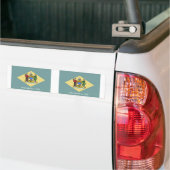 vlag van Delaware Bumpersticker (Op Truck)