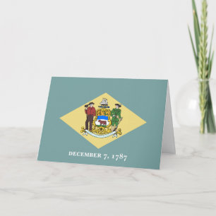 Vlag van Delaware Kaart
