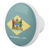 Vlag van Delaware Keramische Knop (Rechts)