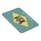 Vlag van Delaware Magneet (Rechterzijde)