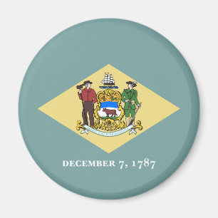 Vlag van Delaware Magneet