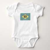 Vlag van Delaware Romper (Voorkant)
