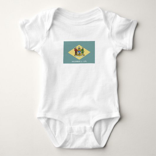 Vlag van Delaware Romper (Voorkant)
