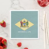 Vlag van Delaware Servet (Insitu)