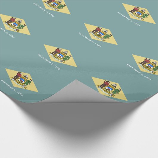 vlag van Delaware-staat Cadeaupapier (Hoek)