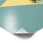 vlag van Delaware-staat Foto Afdruk (Hoek)