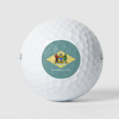 vlag van Delaware-staat Golfballen (Voorkant)