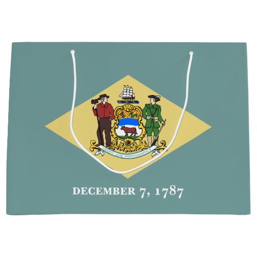 vlag van Delaware-staat Groot Cadeauzakje (Voorkant)