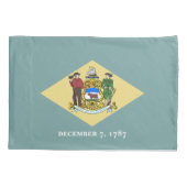vlag van Delaware-staat Kussensloop (Achterkant)