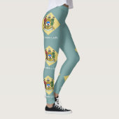 vlag van Delaware-staat Leggings (Rechts)